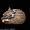Cat's Cradle kitten cat figurine. Hand-painted collectable sculpture by Windstone Editions.