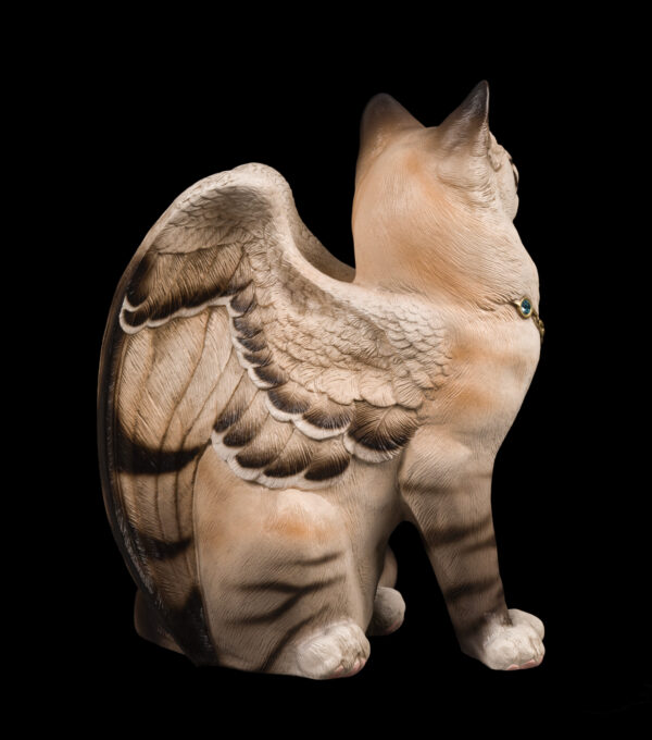 Large Bird-Winged Flap Cat - Lynx Point Siamese - Image 3