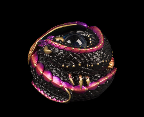 Curled Dragon - Black Gold - Image 4