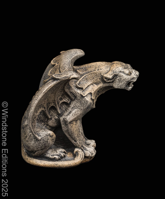 Small Panther Gargoyle (5 1/2″ tall) – Windstone Editions
