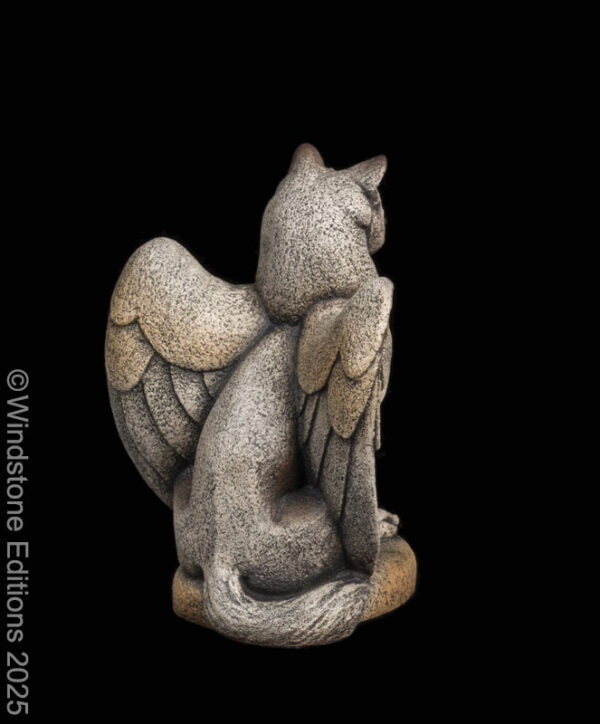 Small Winged Spirit Wolf (5 1/2" tall) - Image 3