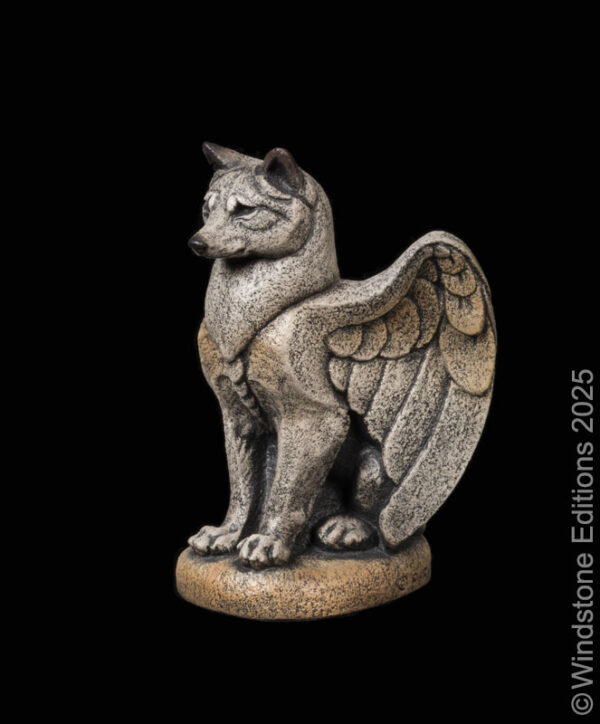 Small Winged Spirit Wolf (5 1/2" tall) - Image 5