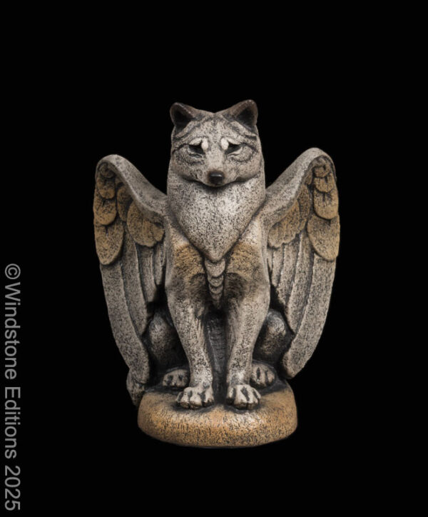 Small Winged Spirit Wolf (5 1/2" tall) - Image 7