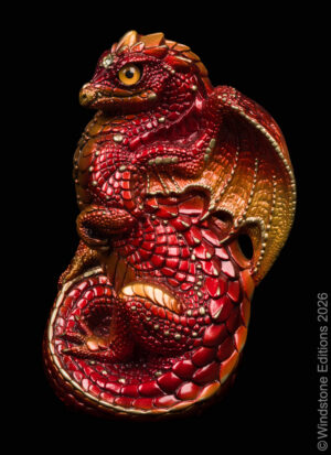 Young Dragon - Red fire by Windstone Editions