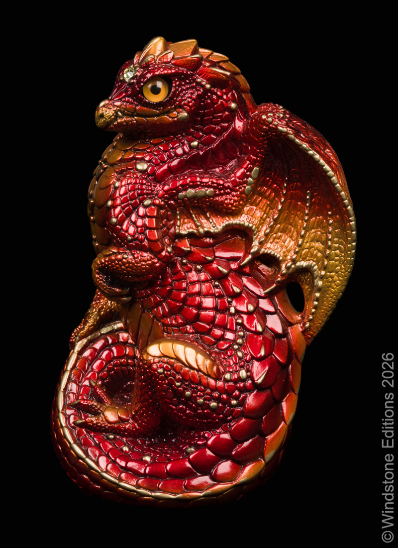 Young Dragon - Red fire by Windstone Editions