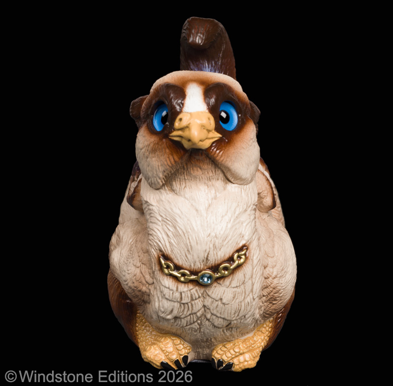 Crouching Griffin Siamese With White