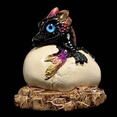 Hatching Dragon - Black Gold