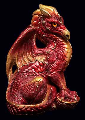 Male Dragon - Red Fire
