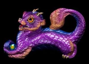 Young Oriental Dragon - Amethyst