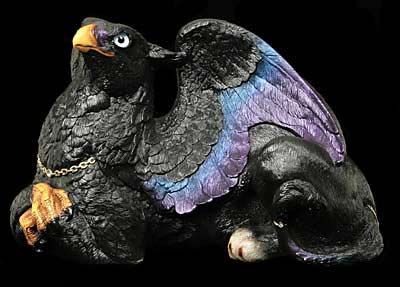 Female Griffin - Black, Light-Tipped Beak