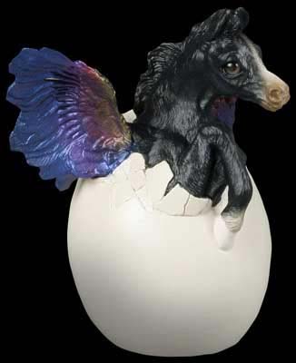Hatching Pegasus - Black
