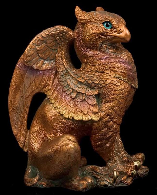 Male Griffin - Copper Patina