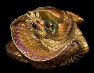 Photo of Coiled Dragon - Gold