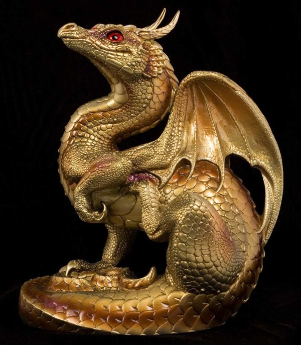 Scratching Dragon - Gold