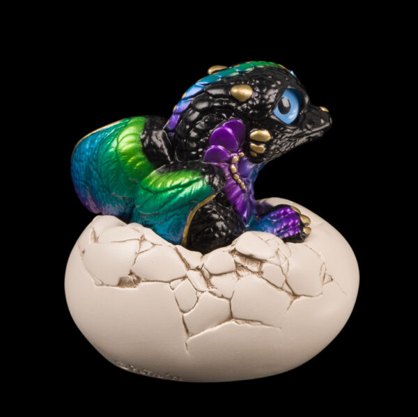 Hatching Dragon version 2 - Black Violet Peacock - Image 3