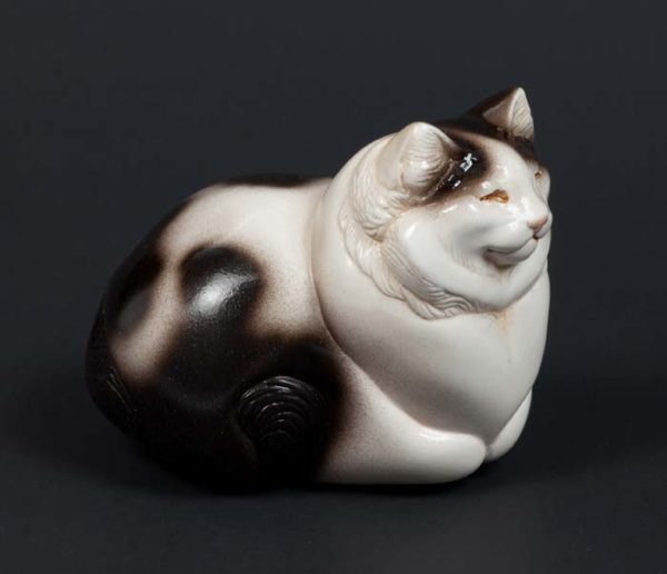 Fat Cat - Black and White