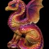 Windstone Editions collectible dragon figurine - Spectral Dragon - Violet Flame