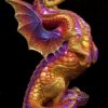 Windstone Editions collectible dragon figurine - Rising Spectral Dragon - Violet Flame