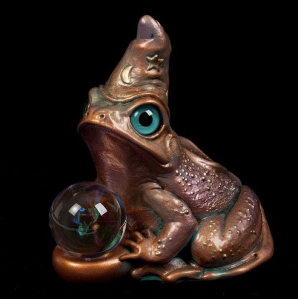 Frog Wizard - Copper Patina