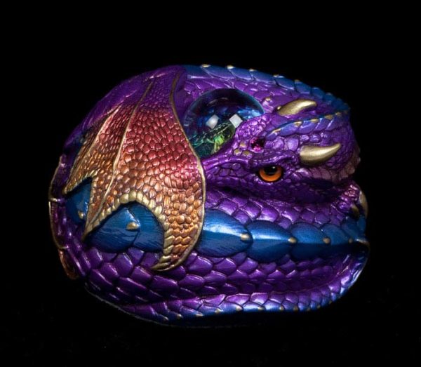Curled Dragon - Amethyst