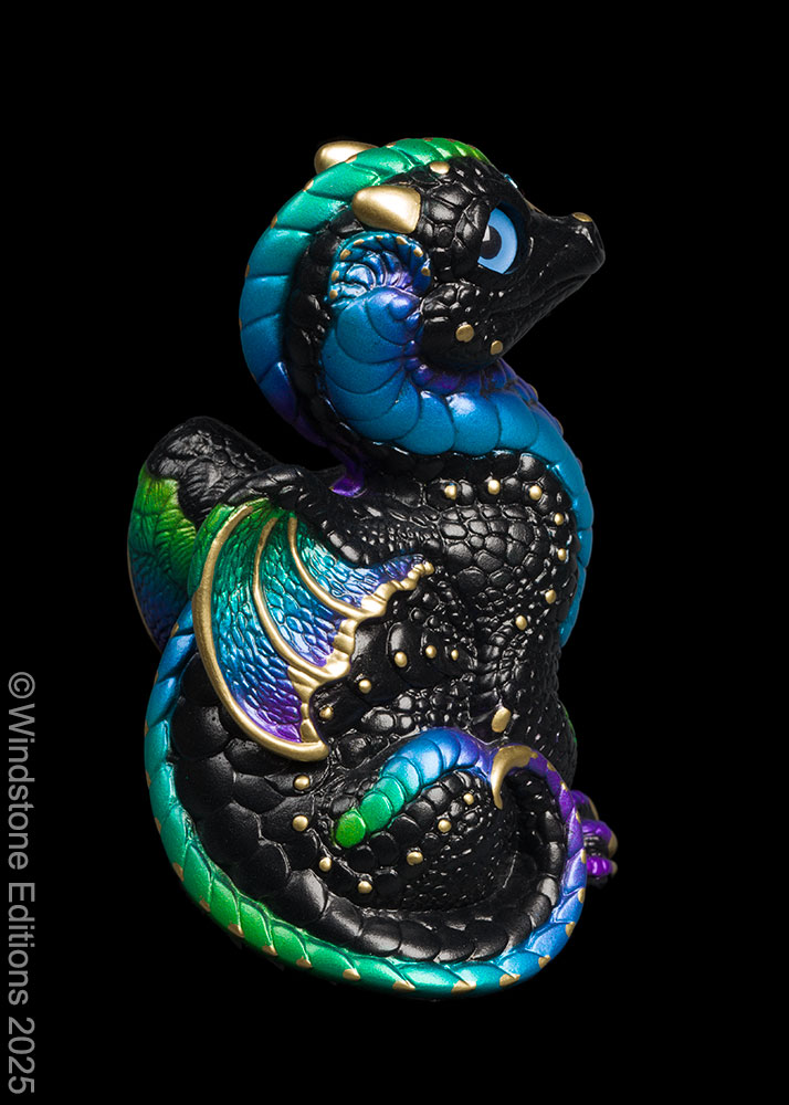 Baby Dragon - Black Violet Peacock - Image 2