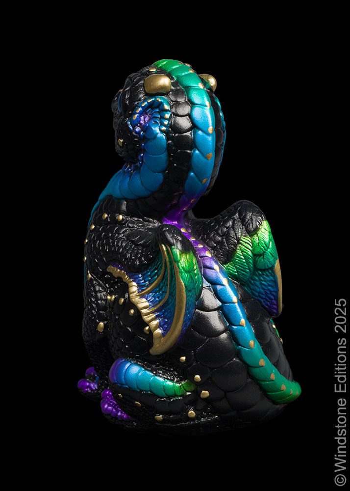 Baby Dragon - Black Violet Peacock - Image 3