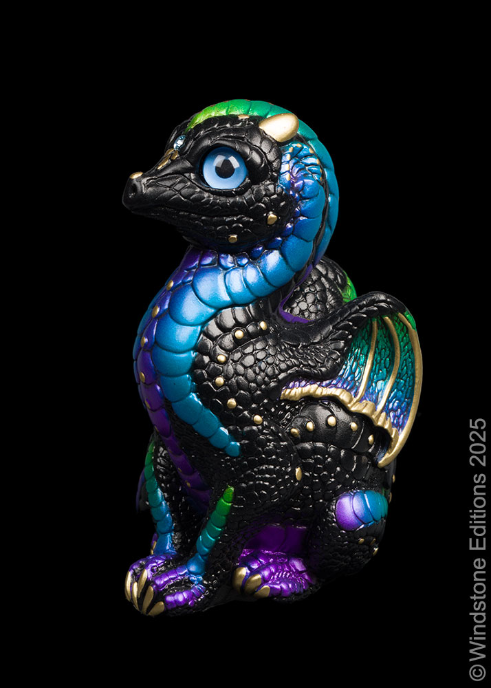 Baby Dragon - Black Violet Peacock - Image 4