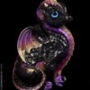 Windstone Editions collectible dragon figurine - Fledgling Dragon - Black Gold