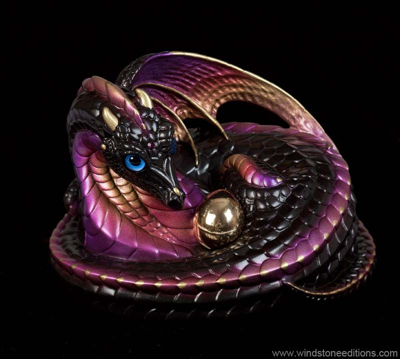 Mother Coiled Dragon - Black Gold