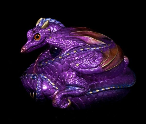 Coiled Dragon - Amethyst