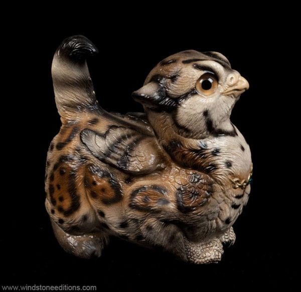Crouching Griffin Chick - Ocelot