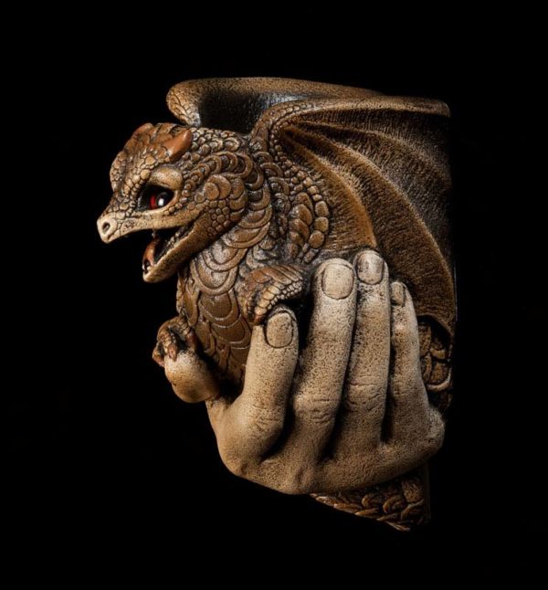 Hand-Held Dragon Sconce (right)