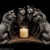 Wolf Council Candle Lamp