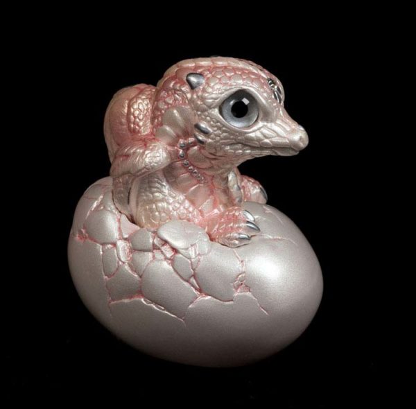 Windstone Editions collectable dragon sculpture - Hatching Dragon (version 2) - Shell PinkHatching Dragon - version 2 - Shell Pink