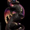 Windstone Editions collectible dragon figurine - Emperor Dragon - Black Gold