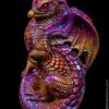 Windstone Editions collectible dragon figurine - Young Dragon - Violet Flame