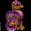 Windstone Editions collectible dragon figurine - Baby Dragon - Violet Flame