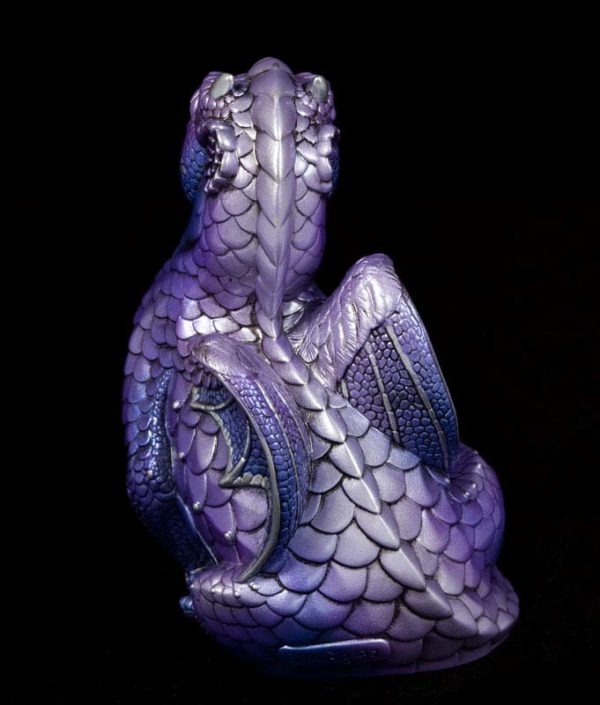 Windstone Editions collectible dragon figurine - Fledgling Dragon - Tanzanite