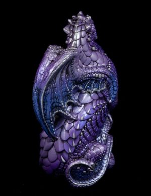 Windstone Editions collectable dragon sculpture - Young Dragon - Tanzanite