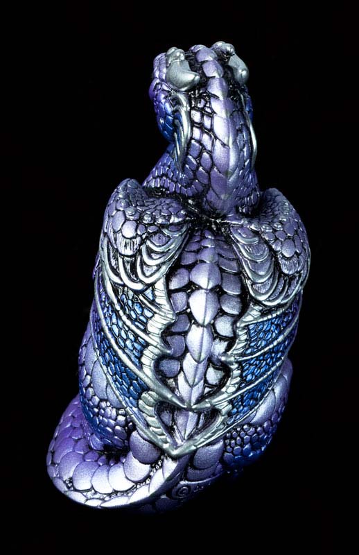Windstone Editions collectable dragon sculpture - Mini Keeper Dragon - Tanzanite
