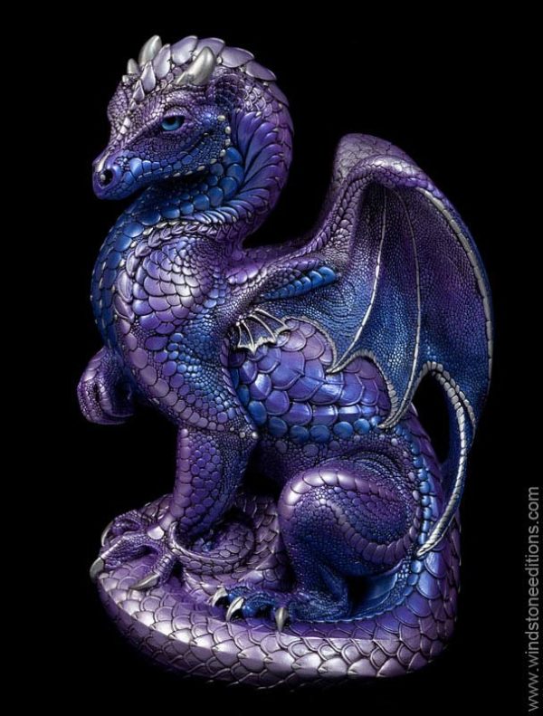 Windstone Editions collectible dragon figurine - Secret Keeper - Tanzanite