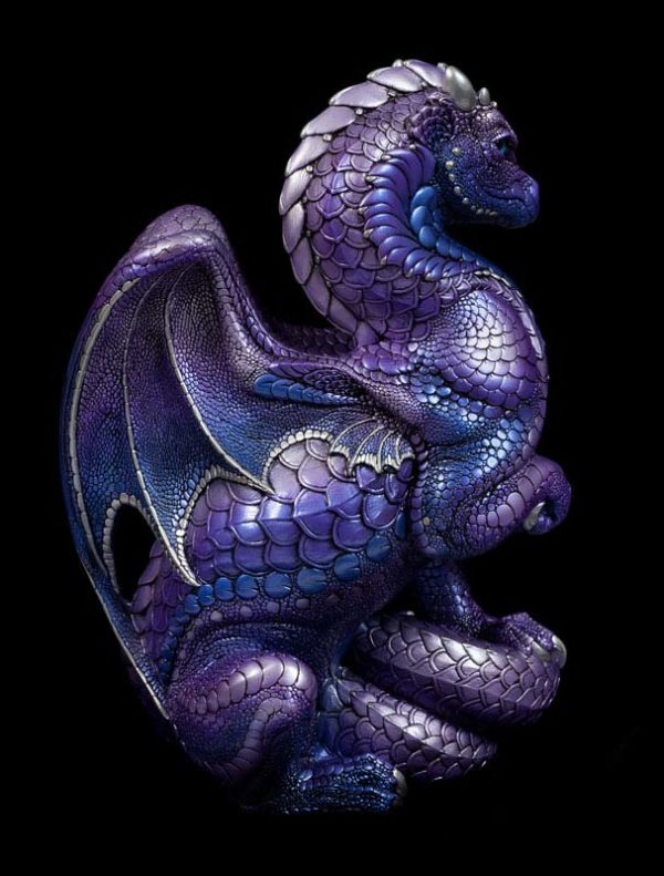 Windstone Editions collectible dragon figurine - Secret Keeper - Tanzanite