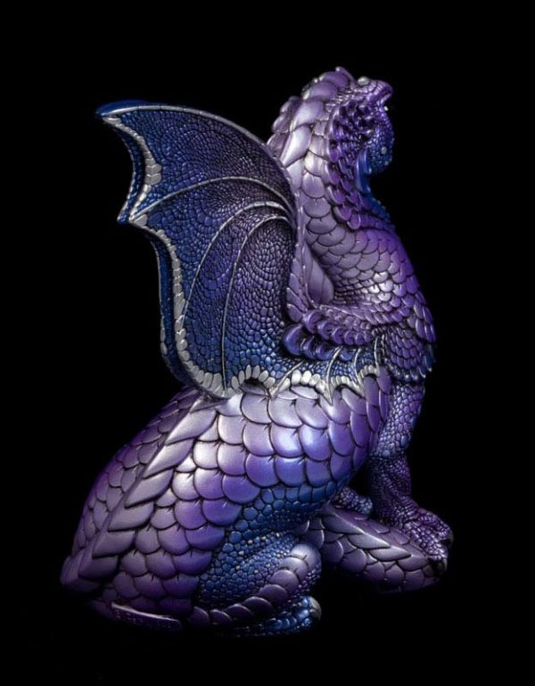 Windstone Editions collectible dragon figurine - Spectral Dragon - Tanzanite