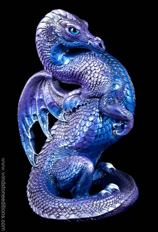 Windstone Editions collectible dragon figurine - Emperor Dragon - Tanzanite