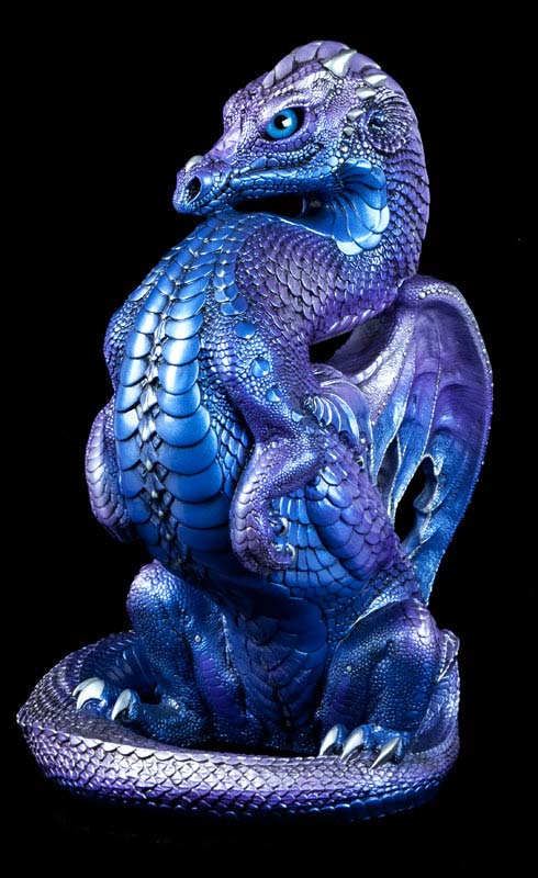 Windstone Editions collectable dragon sculpture - Emperor Dragon - Tanzanite