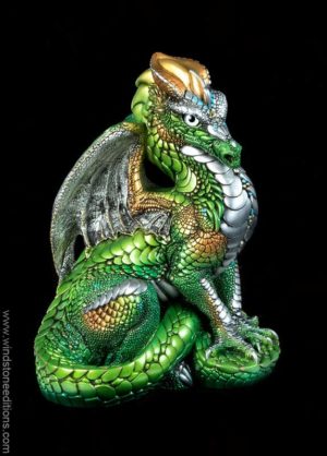 Windstone Editions collectible dragon figurine - Male Dragon - Elven