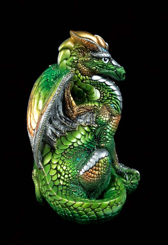 Windstone Editions collectable dragon sculpture - Male Dragon - Elven