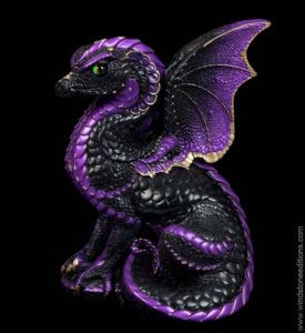 Black Amethyst Spectral Dragon #1 by Windstone Editions