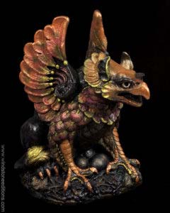 Black Autumn Mother Griffin Gargoyle by Windstone Editions