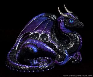 Black Magic Lap Dragon by Windstone Editions